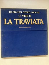 Le grandi opere liriche G. Verdi La Traviata fratelli fabbri editori lp