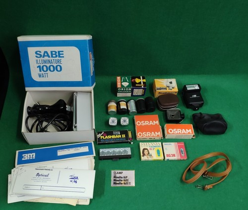Lotto materiale fotografico - materiale,