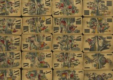 Mazzo di tarocchi COMPLETO consistente di 22 carte: 21 numerate romane da I a XX