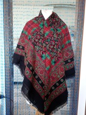 Vintage 1970s Wool Paisley