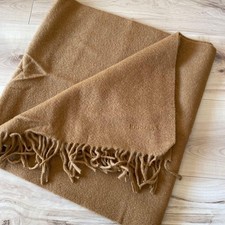 Sciarpa HERMES in cashmere marrone circa 140 cm x 30 cm