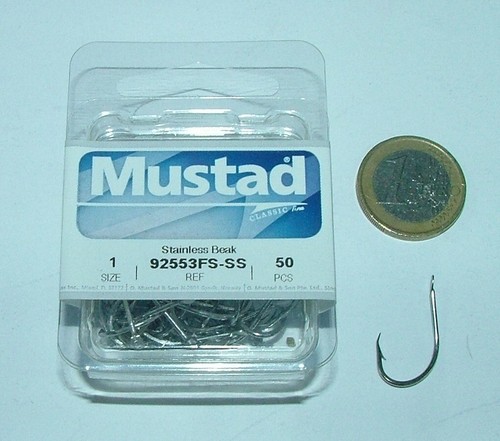 Mustad ami 92553 size 1 - 50,