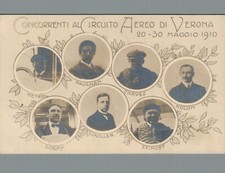 Verona Concorrenti al circuito Aereo 1910 non spedita f. piccolo