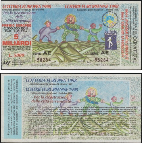 Italia biglietto lotteria - italia,