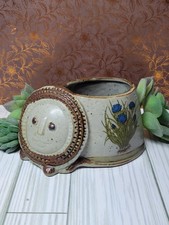 Vaso vintage anni 60 contrappunto leone Giappone gres MCM vintage