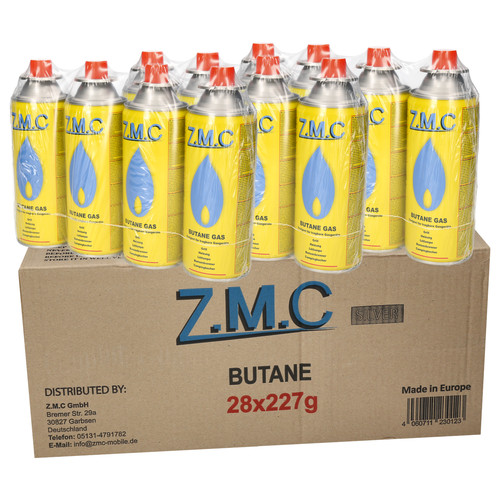 28x cartuccia gas butano 227g