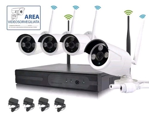 Kit videosorveglianza wireless - kit,