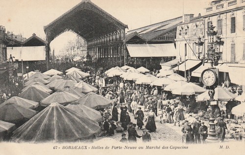 Cpa bordeaux halles - n°67,