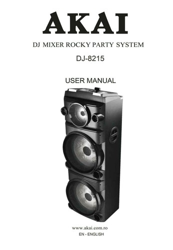 Akai 8215 mixer - dj-8215,