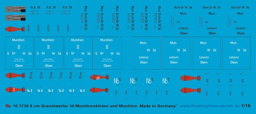 Peddinghaus decals 3756 - 1/16,