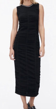 Abito midi smanicato maglia