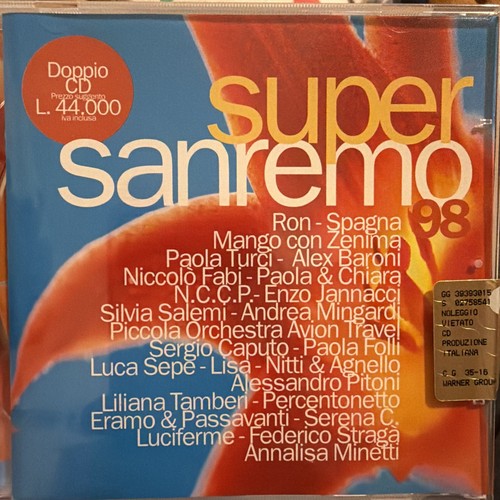 Super sanremo due - ‘98, cd