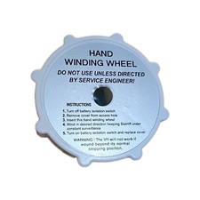 Ruota avvolgibile manuale