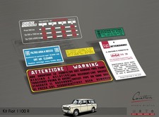 KIT ADESIVI VANO MOTORE FIAT