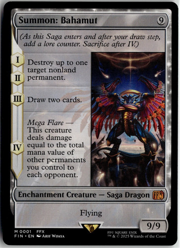 Carta summon bahamut 0001 - summon,