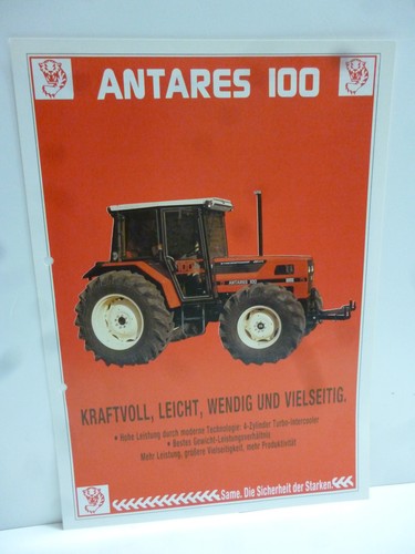 Brochure trattore same antares - trattore,