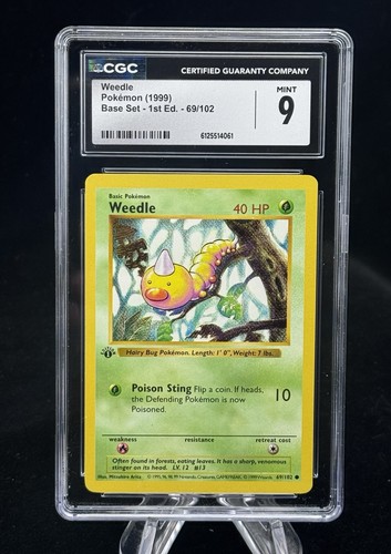 Weedle edizione set - 1°,