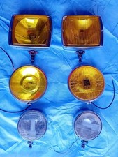 Lotto 6 Fari Fendinebbia "Carrello" "Bosch" "Cibiè" Vintage