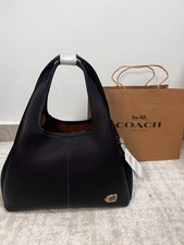Borsa a tracolla Coach Lana 23 nera CM545 borsetta tracolla pelle diagonale