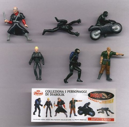 Diabolik set mini figure - set,