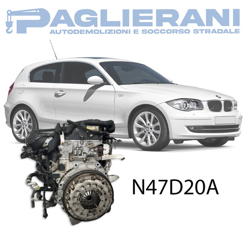 Motore n47d20a bmw 118d - motore,
