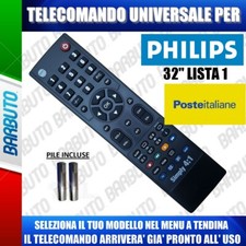 TELECOMANDO UNIVERSAL PHILIPS 32: CLICCA SUL TUO MODELLO LO RICEVERAI GIA PRONTO
