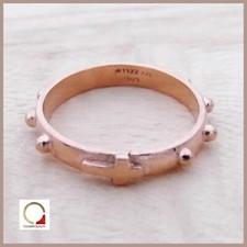 Anello fedina rosario - fedina, in