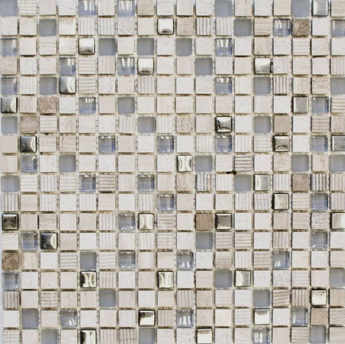 Mosaico grigio chiaro argento - mosaico,