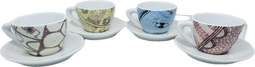 Giannini incisioni set - set, tazze