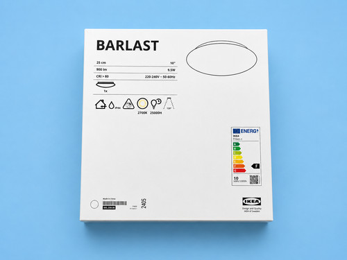 Ikea barlast lampada parete - barlast,