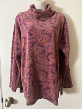 Liz Sport Top SZ L 75% Cotton