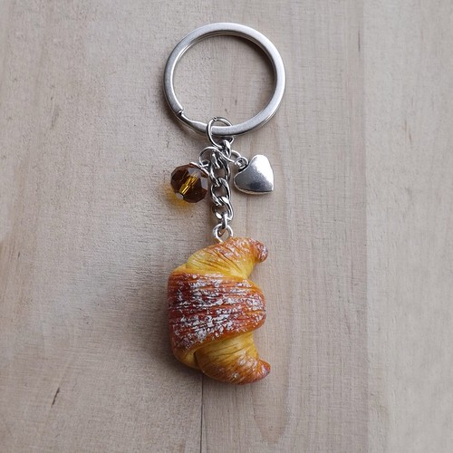Portachiavi croissant cornetto