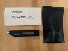 Digital Scanner Panasonic Bar Code Reader Programming Sheet Vintage