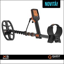 METAL DETECTOR QUEST X5 IDMAXX PIASTRA BLIZZARD9 24x14 MULTIFREQUENZA WIRELESS