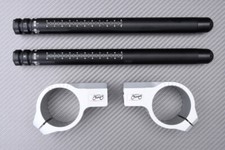 Semimanubri Silver-Nero