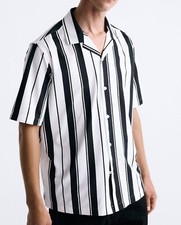 ZARA 'Stripe Print Stretch SS