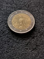 Moneta 2 Euro Francia Campionato Europeo UEFA 2016 Circolata 