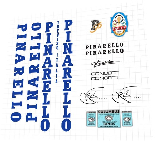 Set decalcomanie telaio