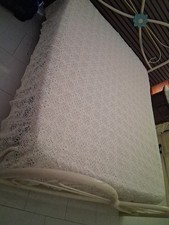 Coperta di  Cotone matrimoniale NUOVA -  fatta a mano all'uncinetto 