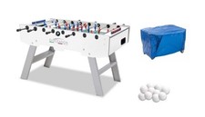 offerta Garlando Calciobalilla Goleador Evolution White con Aste Rientranti, Gam