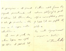 1918 PAVIA Lettera Oreste RANELLETTI per impianto in una clinica - AUTOGRAFO