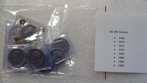 Lotto lire vulcano pezzi - 8,