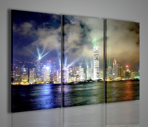 Quadro moderno city bright - quadro,