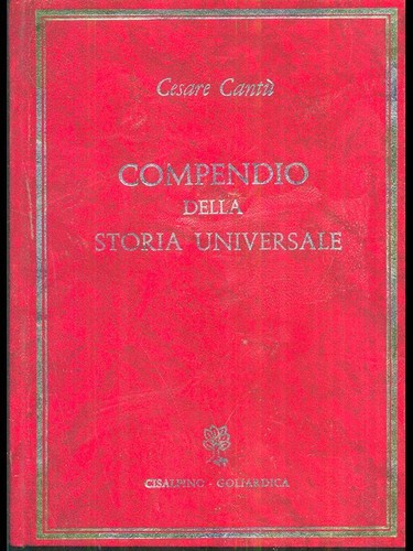 Compendio della storia - compendio,