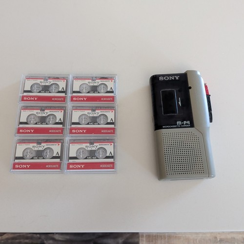 Sony microcassette corder - sony,