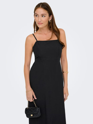 Vestito lungo donna nero - vestito,