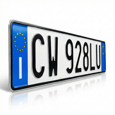 Targa Auto Posteriore