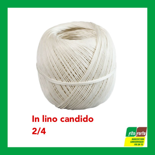 Gomitolo spago lino candido - spago,