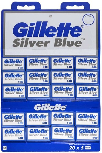 100 gillette silver blue - 100,