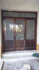 Portone in legno tre ante H 240 L 205cm 